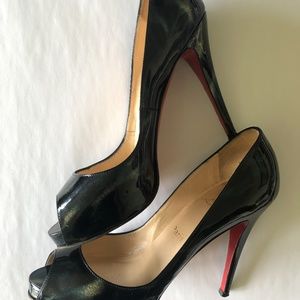 Christian Louboutin Patent Iridescent Pumps